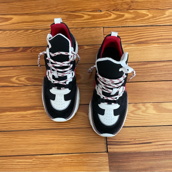 Isabel Marant Shoes - Isaleb Marant Kindsay trainers in black suede and neoprene